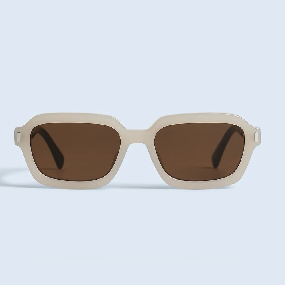 Rounded Rectangle Acetate Sunglasses